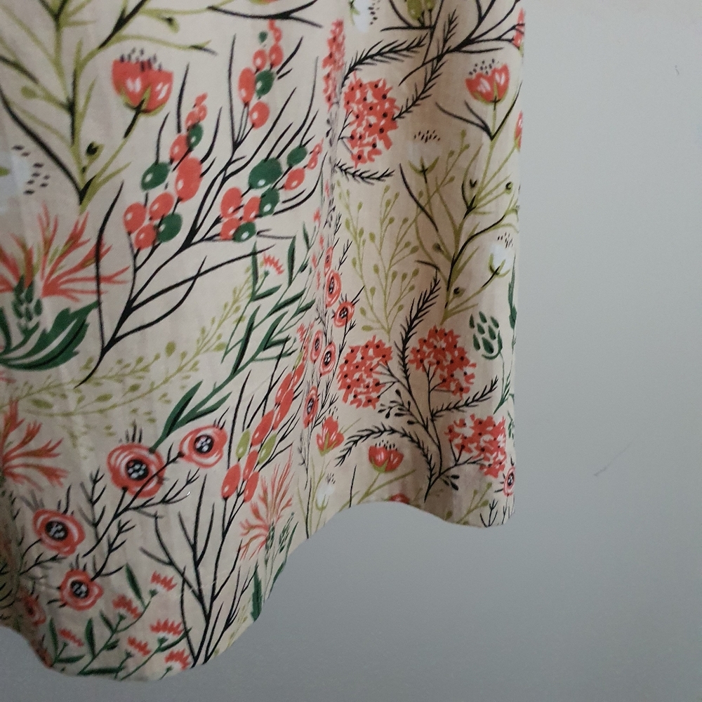 MahaShe Size 16 Cream Cap Sleeve Fit and Flare Dress with Pockets NWOT - Picture 11 of 13